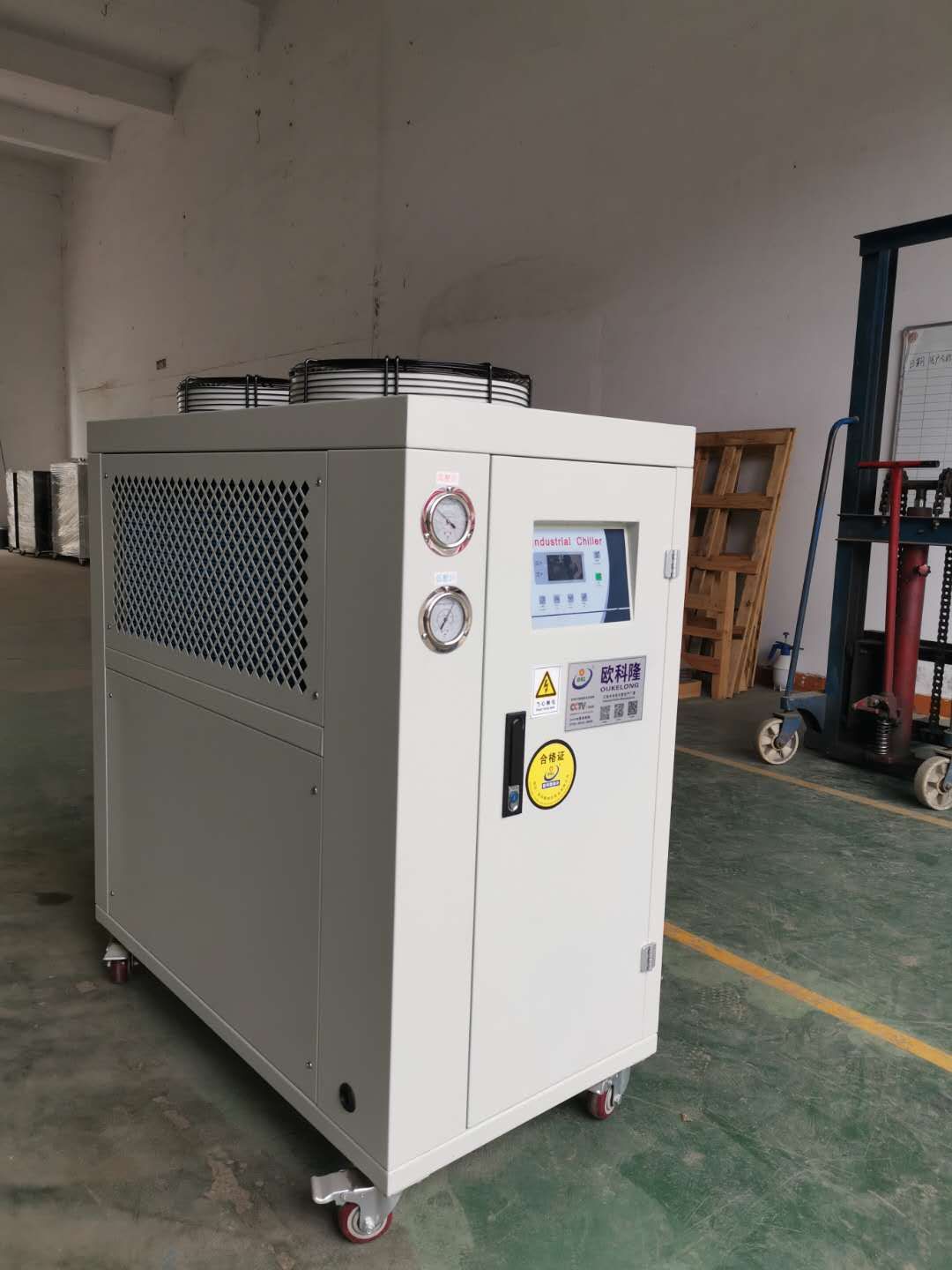 深圳注塑冷水机实例